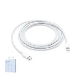 Haute Qualité Câble USB-C vers Lightning (2 m) (A2441) MW2R3ZM/A Blanc Origine
