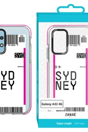 Coque billet d'avion Galaxy A32 4G Transparent Commande En Gros