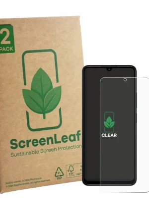 2 Pièces ScreenLeaf Clear Protection d'écran durable pour Xiaomi Redmi A3 Pro Expédition Rapide