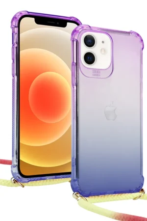 Nouveauté ShieldCase Coque antichoc avec cordon iPhone 11 (violet/bleu)