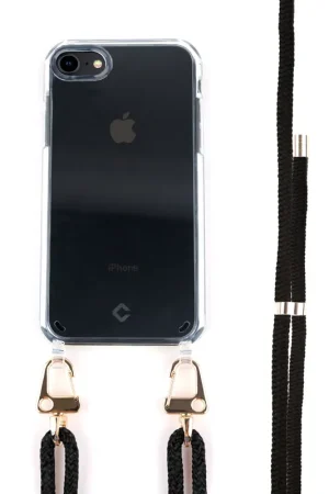 Coverzs Coque antichoc avec cordon iPhone 7/8/SE 2020 (noir) Prix Cassé