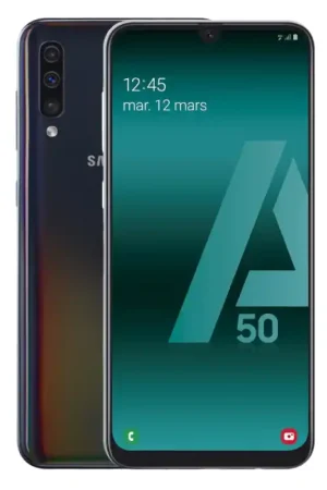 Galaxy A50 4G Simple SIM 128 Go Noir Reconditionné Dernier Modèle