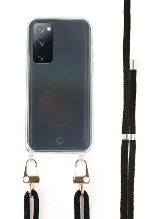 Dernière Chance Coverzs Coque antichoc avec cordon Samsung S20 FE (noir)