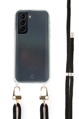 Offre Limitée Coverzs Coque antichoc avec cordon Samsung S21 Plus (noir)