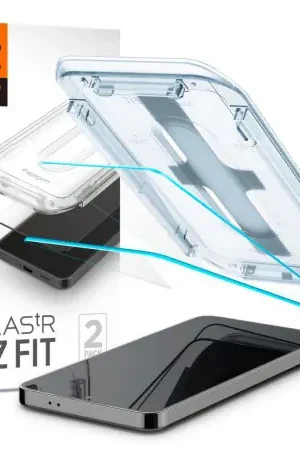 Spigen Twin Pack EZ Fit Tempered Glass Screen Protectors - For Samsung Galaxy S24 Affaire À Saisir