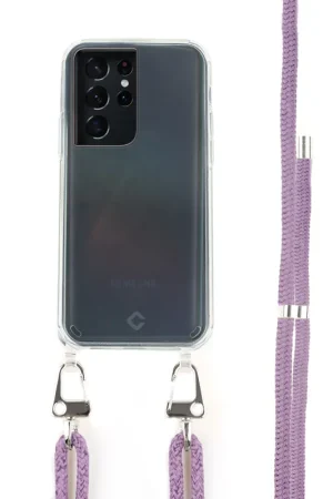 Coverzs Coque antichoc avec cordon Samsung S21 Ultra (violet) Offre Exclusive