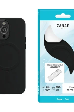 Coque Compatible MagSafe iPhone 16 Pro Max - Noir Retour Gratuit
