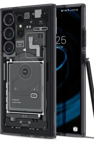 Spigen Ultra Hybrid Zero One Dark Grey Case - For Samsung Galaxy S24 Ultra Affaire À Saisir