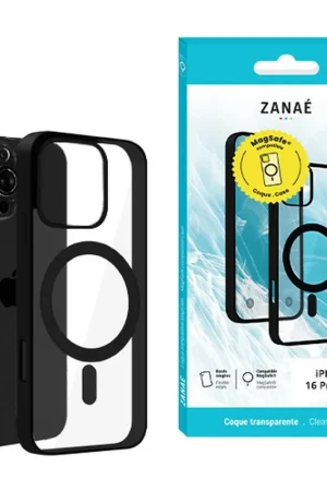 Bon Plan Coque Compatible MagSafe iPhone 16 Pro Max Noir