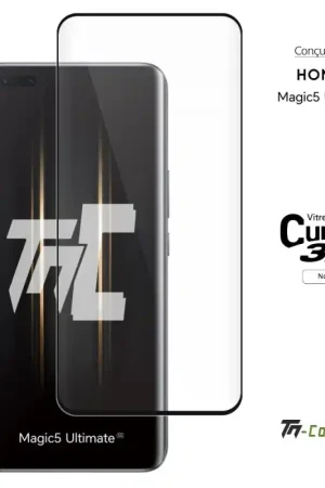 Honor Magic 5 Ultimate - Verre trempé 3D incurvé - TM-Concept® Acheter En Ligne