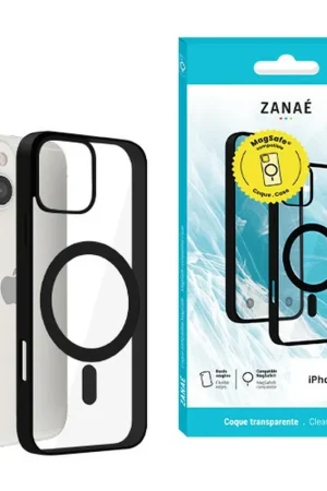 Coque Compatible MagSafe pour iPhone 13 Noir Super Prix