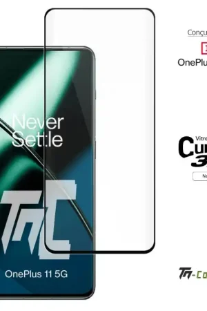 OnePlus 11 5G - Verre trempé 3D incurvé - TM-Concept® Livraison Express