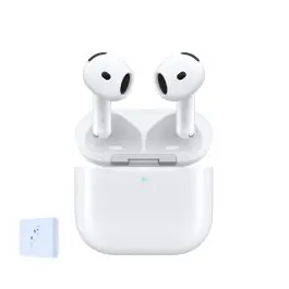 Achetez Aujourd’hui Écouteurs Apple AirPods 4 avec Réduction active du bruit Blanc MXP93ZM/A Origine