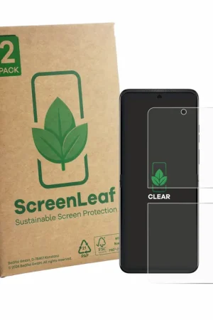 2 Pièces ScreenLeaf Clear Protection d'écran durable pour Motorola Razr 70 Meilleur Choix