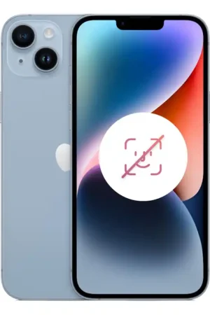 iPhone 14 Plus 128 Go Bleu Reconditionné sans FACE ID Dernier Modèle