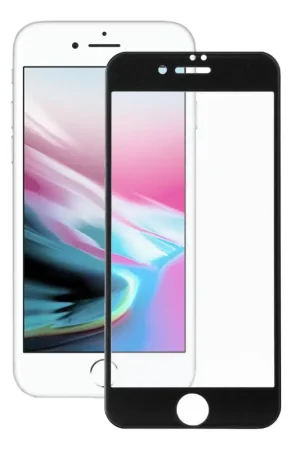 Verre Trempé Complet Noir pour iPhone 8 Plus Quantité Limitée