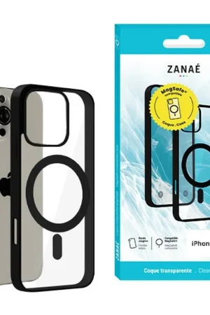 Coque Compatible MagSafe pour iPhone 16 Pro Noir Nouvel Arrivage