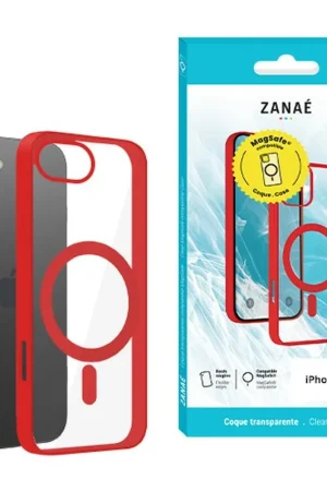 Produit De Marque Coque Compatible MagSafe pour iPhone 16e Rouge