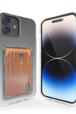 Quantité Limitée ShieldCase Coque iPhone 12 antichoc avec porte-cartes (transparente)
