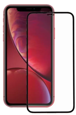 Verre Trempé Complet Noir pour iPhone XR Meilleur Choix