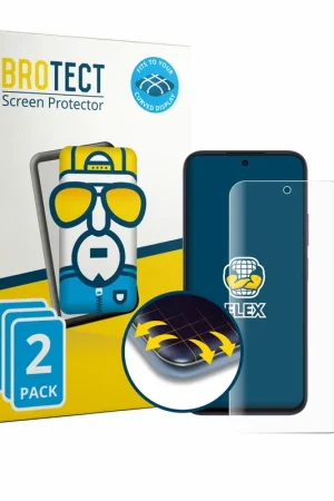 2 Pièces BROTECT Flex Full-Cover film de protection pour Oppo A6k Authentique