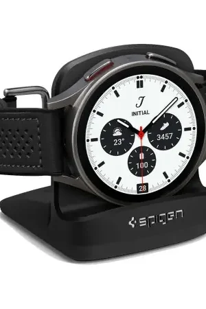 Achat Immédiat Spigen Black Night Stand Holder - For Samsung Galaxy Watches