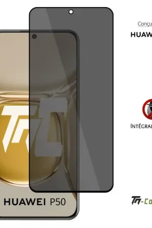 Prix Réduit Huawei P50 - Verre trempé Anti-Espions - Intégral Privacy - TM-Concept®