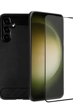Olixar Sentinel Black Case and Glass Screen Protector - For Samsung Galaxy A25 5G Vente Flash