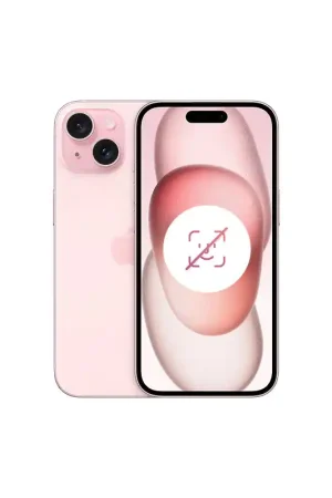 Retour Gratuit iPhone 15 256 Go Rose Reconditionné sans FACE ID