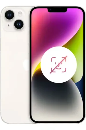 iPhone 14 256 Go Lumière Stellaire Reconditionné - Blanc sans FACE ID Top Vente