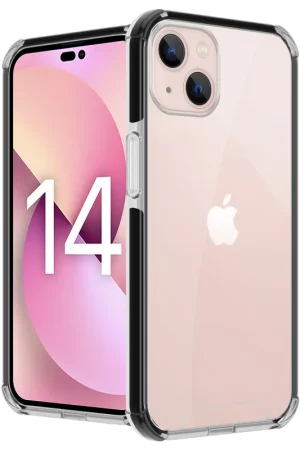 Prix Bas Coverzs Coque antichoc iPhone 14 3en1 (transparente)