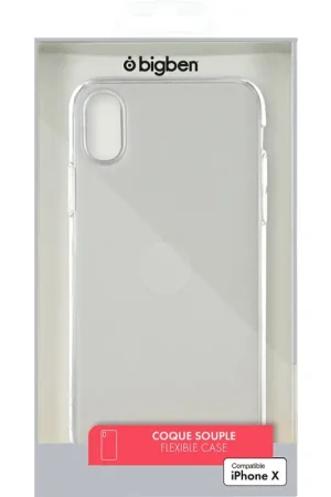 Dernier Modèle Coque semi-rigide transparente pour iPhone X