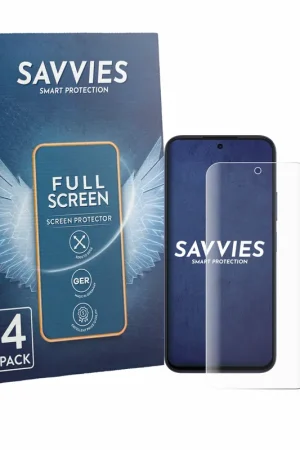 Bon Plan 4 Pièces Savvies Full-Screen Protection Ecran pour Oppo A6k