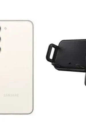 Official Samsung 9W Wireless Car Charger & Air Vent Holder - For Samsung Galaxy S24 Satisfait Ou Remboursé