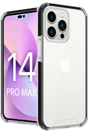 Pas Cher Coverzs Coque antichoc iPhone 14 Pro Max 3en1 (transparente)