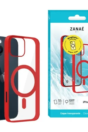 Coque Compatible MagSafe Rouge pour iPhone 14 Achetez Aujourd’hui