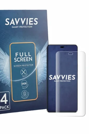 4 Pièces Savvies Full-Screen Protection Ecran pour Honor 100 Pro Paiement Sécurisé