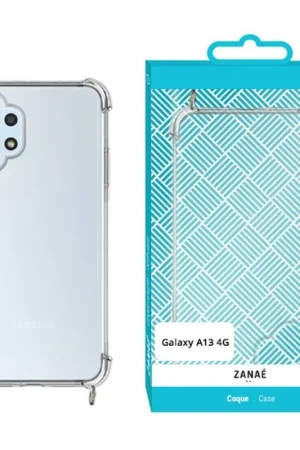 Promotion Coque Cordella avec anneaux argentés pour Galaxy A13