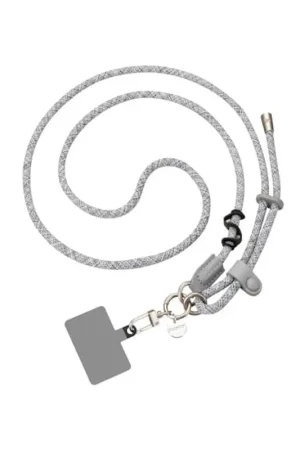 Achat Immédiat Bijou cou cordon Elena (120cm) - Blanc et noir