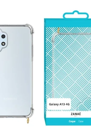 Prix Promo Coque Cordella avec anneaux dorés pour Galaxy A13 4G