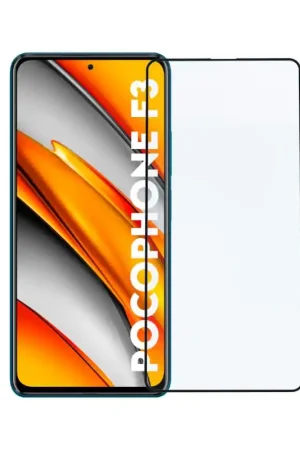 Petit Prix Verre Trempé Complet Noir pour Xiaomi Poco F3