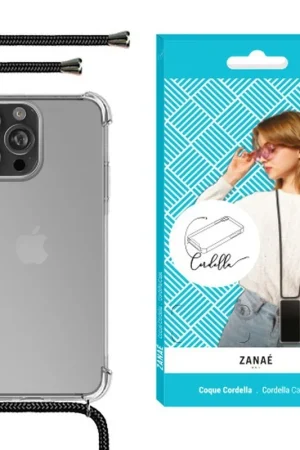 Coque Cordella avec cordon pour iPhone 16 Pro Max Transparent Marque