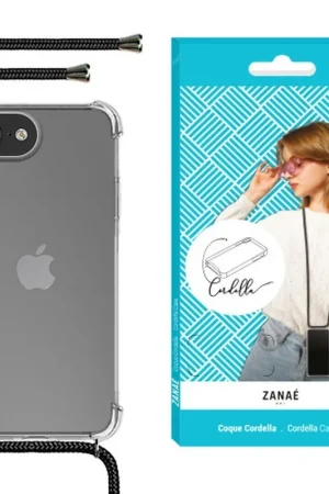 Satisfait Ou Remboursé Coque Cordella avec cordon pour iPhone 16e Noir