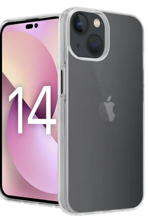 Coverzs Coque antichoc de luxe iPhone 14 (transparente) Affaire À Saisir
