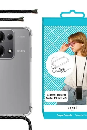 Coque Cordella avec cordon pour Redmi Note 13 Pro 4G Expédition Rapide