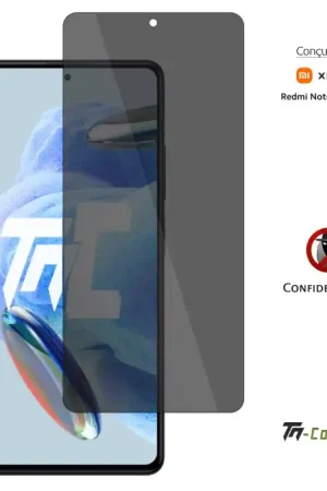 Xiaomi Redmi Note 12 Pro 5G - Verre trempé Anti-Espions - TM-Concept® Commander Maintenant