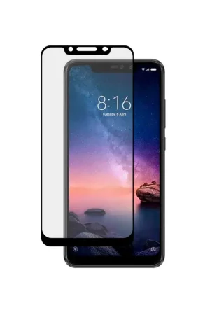 Verre Trempé Complet Noir pour Xiaomi Redmi Note 6 Pro Prix Bas