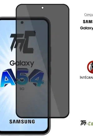 Samsung Galaxy A54 5G - Verre trempé Anti-Espions - Intégral Privacy - TM-Concept® Certifié