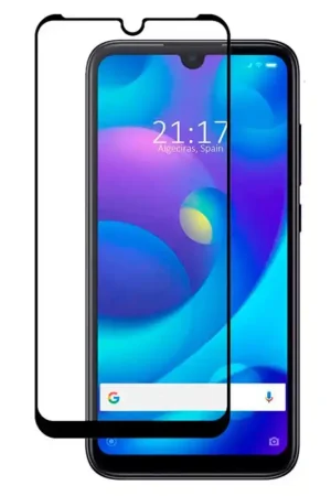 Verre Trempé Complet Noir pour Xiaomi Mi Play Retour Gratuit