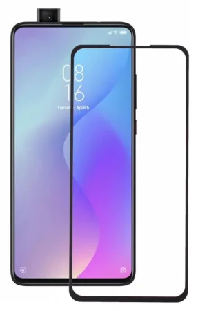 Verre Trempé Complet Noir pour Xiaomi Mi 9T Vente Directe